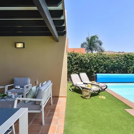 Salobre Golf Dos Luxury Retreat In Gran Canaria Private Outdoor Heatable Pool Bbq Facilities Shaded Outdoor Dining Area Salobre Golf,